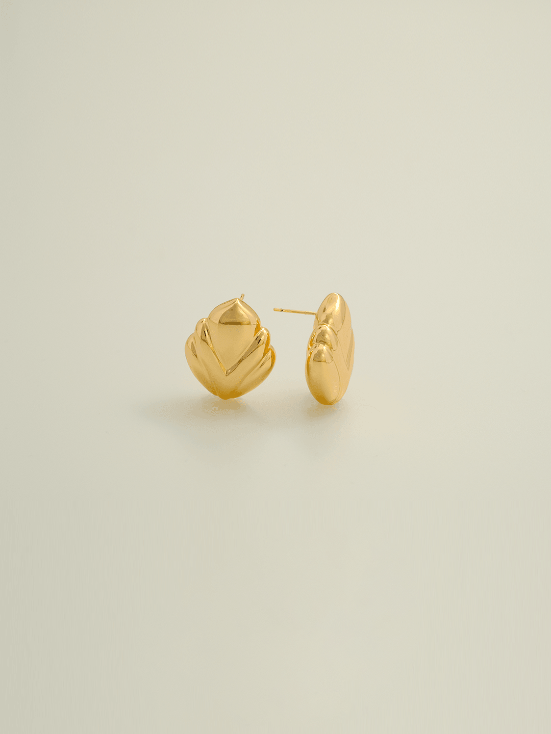 Rose gold irregular geometric earrings, unique style, multiple choices - Lyra