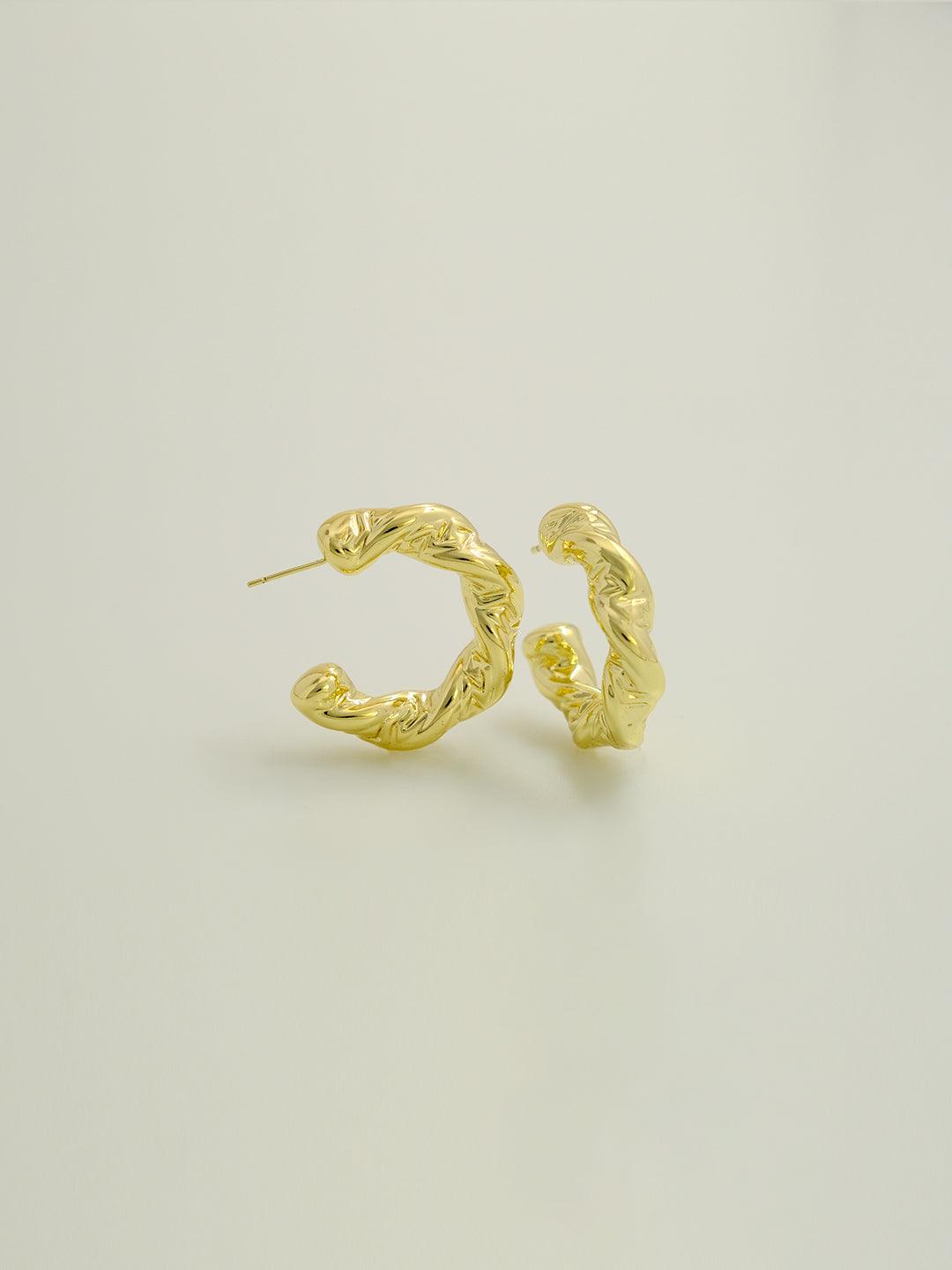 12 pairs of large arc-shaped earrings - Lyra
