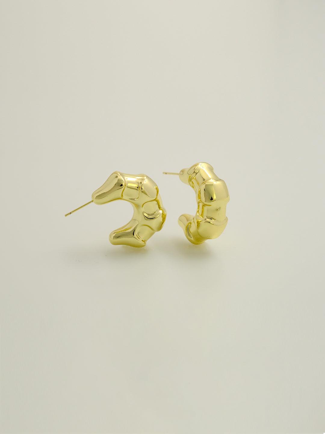 12 pairs of large arc-shaped earrings - Lyra