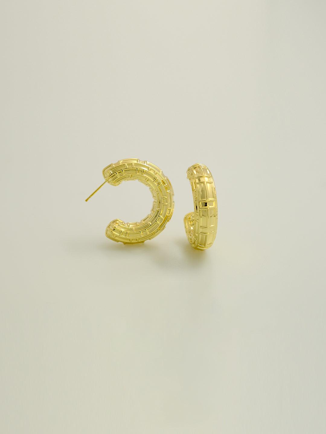 12 pairs of large arc-shaped earrings - Lyra