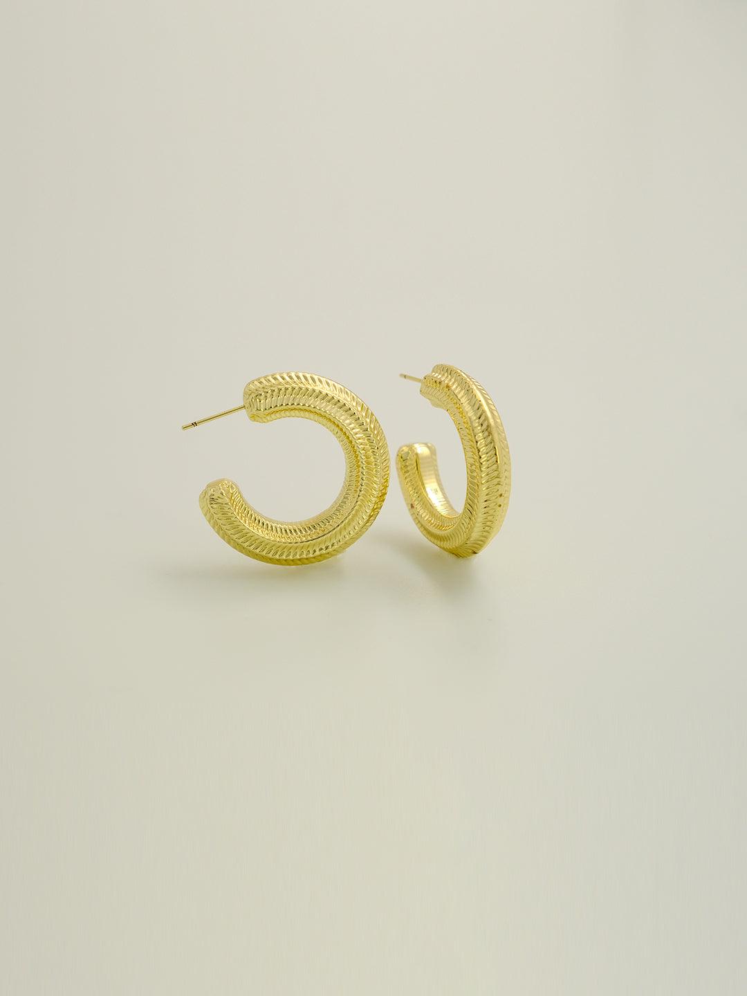 12 pairs of large arc-shaped earrings - Lyra