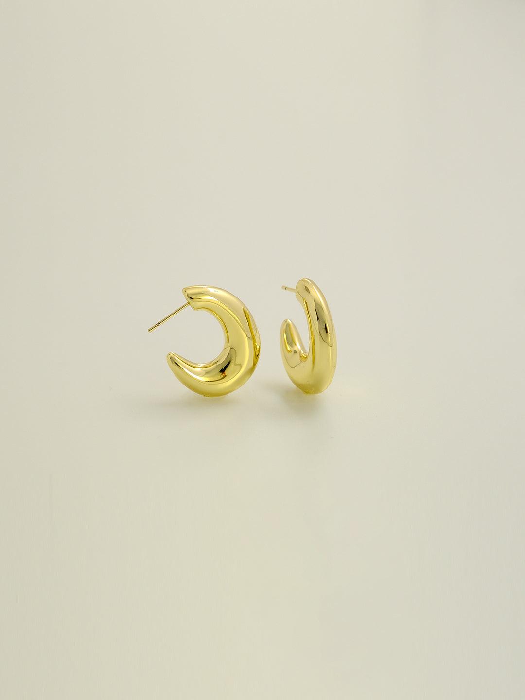 12 pairs of large arc-shaped earrings - Lyra