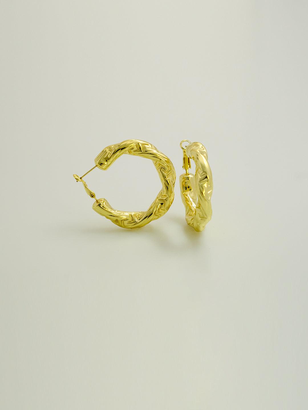 12 pairs of large arc-shaped earrings - Lyra