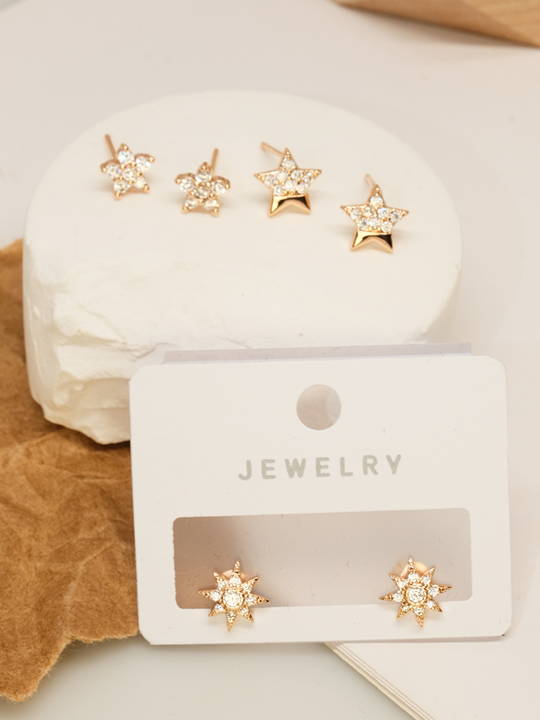 Starfish, five-pointed star style earrings, exquisite niche style - Lyra