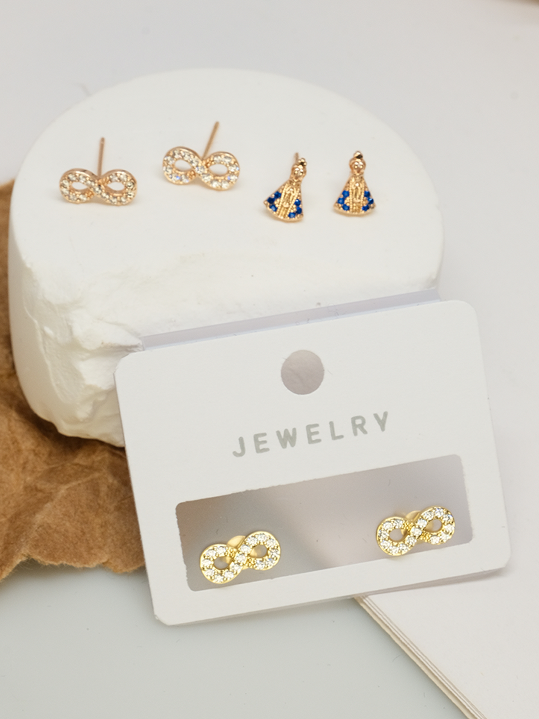 Love knot earrings, infinity symbol earrings, unique meaning, suitable as gifts - Lyra