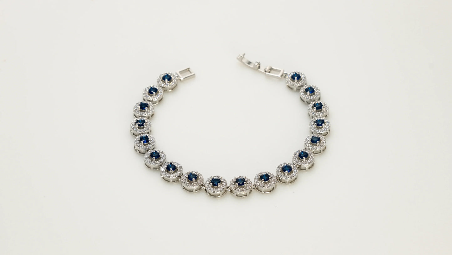 Copper plated 14k gold bracelet wholesale, unique design inlaid with irregular zircon, a must-have for fashionable gifts2 - Lyra