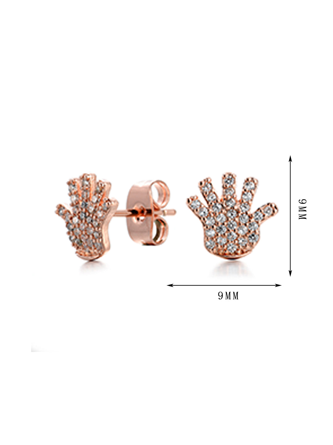 Unique Shape Zirconia Sparkling Earrings - Lyra