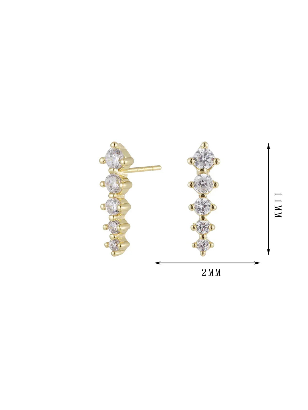 Snowflake hoop, long earrings, inlaid with zircon, fashionable and shining set - Lyra