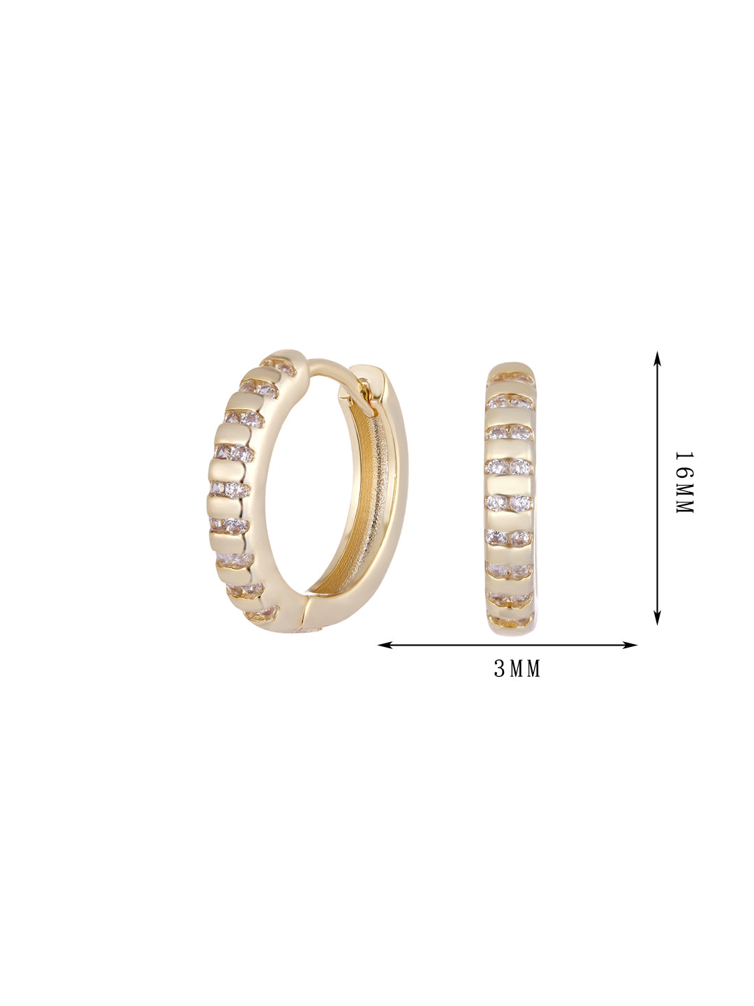 Earring jewelry zircon inlaid ring, fashionable and versatile, shining light set 9 - Lyra