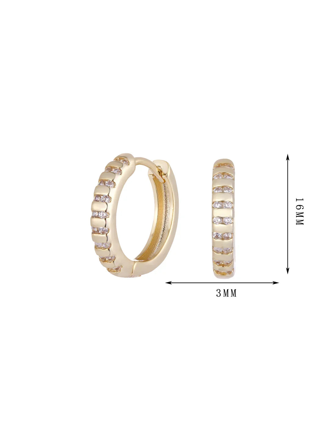 Earring jewelry zircon inlaid ring, fashionable and versatile, shining light set 9 - Lyra
