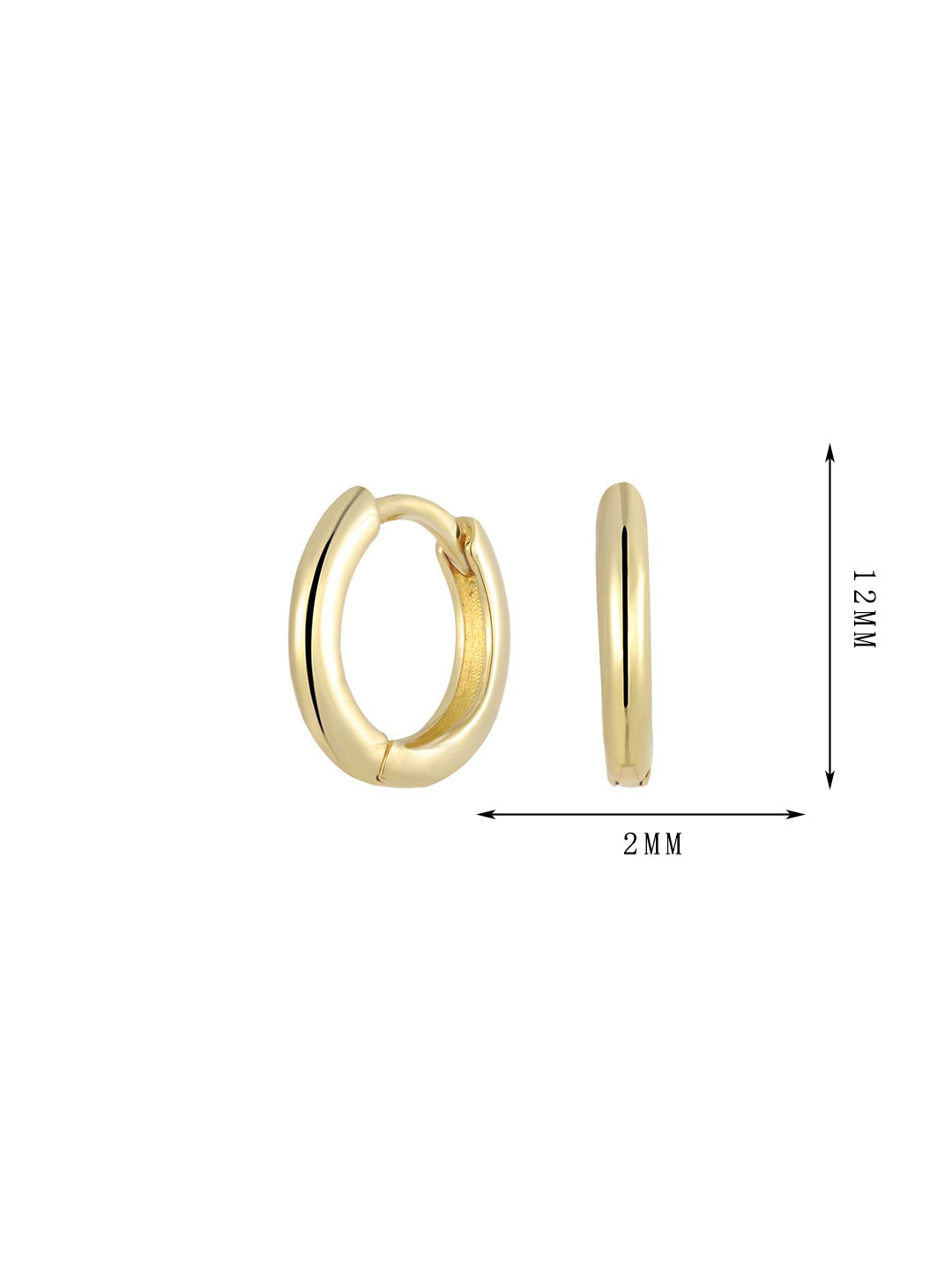 Round polished surface, inlaid with zircon earrings, fashionable and shining set 11 - Lyra