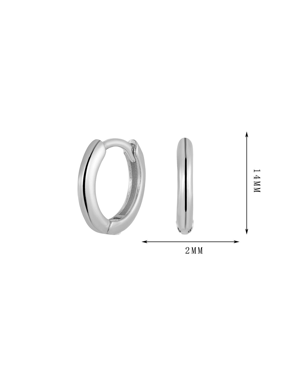 Round polished surface, inlaid with zircon earrings, fashionable and shining set 11 - Lyra