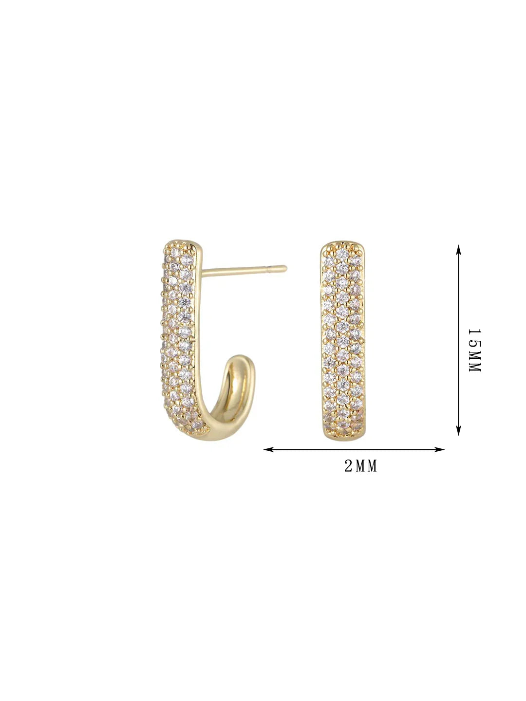 Snowflake hoop, long earrings, inlaid with zircon, fashionable and shining set - Lyra