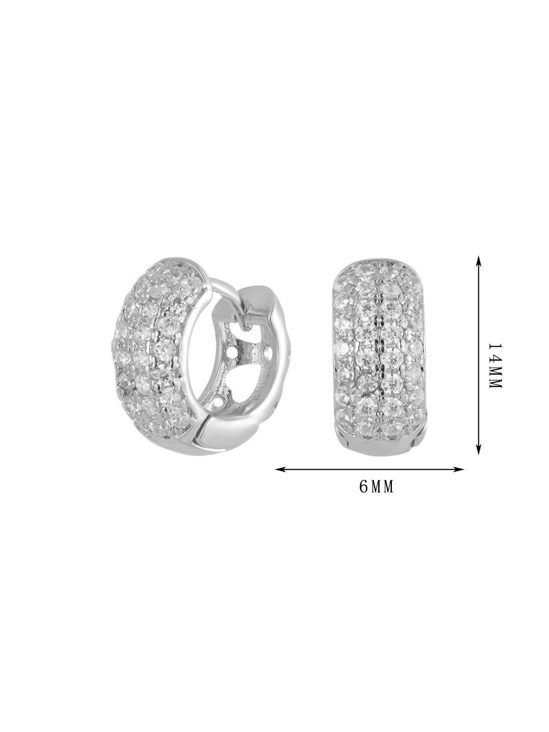 Multi-row inlaid zircon earrings, versatile and fashionable earrings,set13 - Lyra
