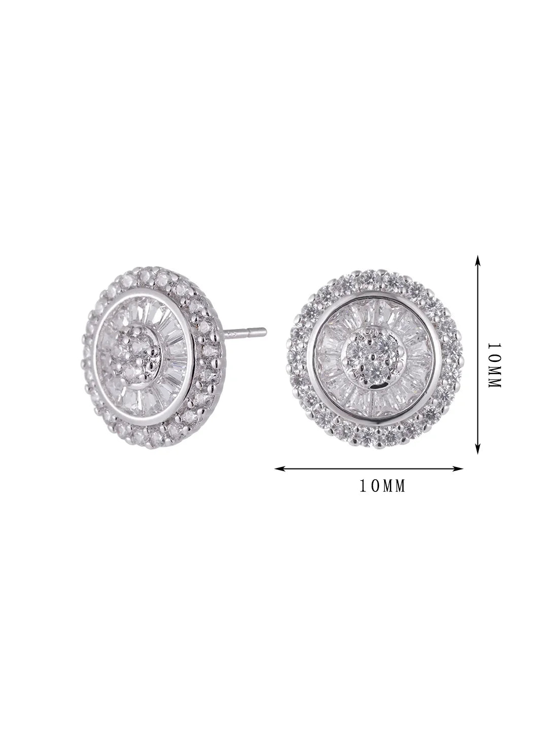 Three sizes of round shield-shaped earrings, a niche and unique style - Lyra