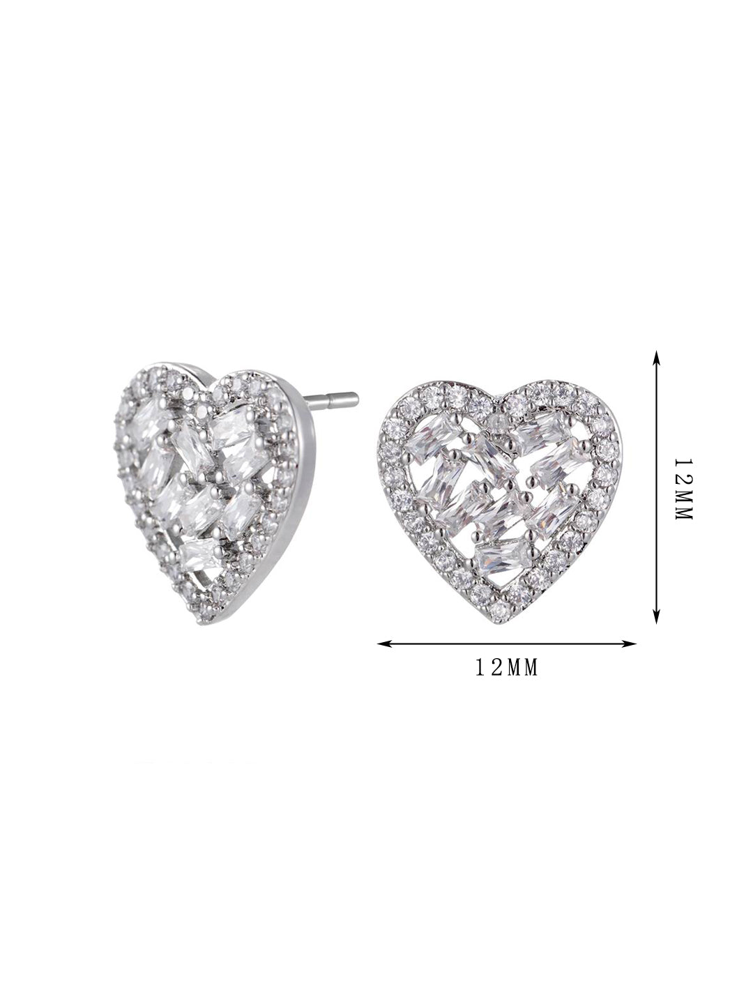 Three styles of heart-shaped earrings, exquisite and versatile, eye-catching - Lyra