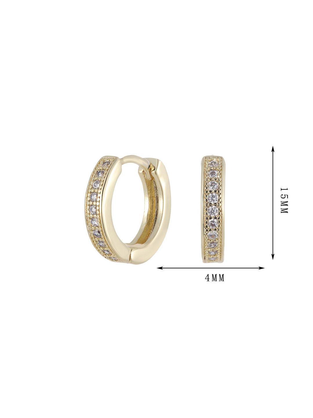 The second set of hoop-set single-row and multi-row diamond earrings - Lyra