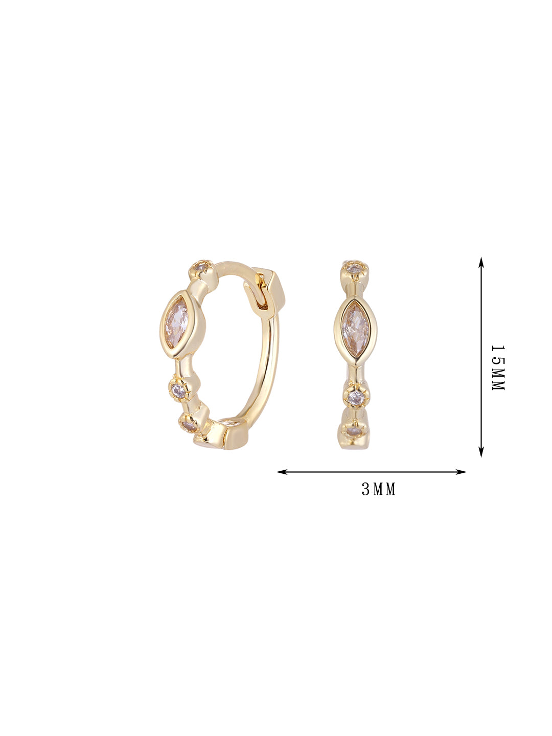 The seventh set of ring star earrings - Lyra