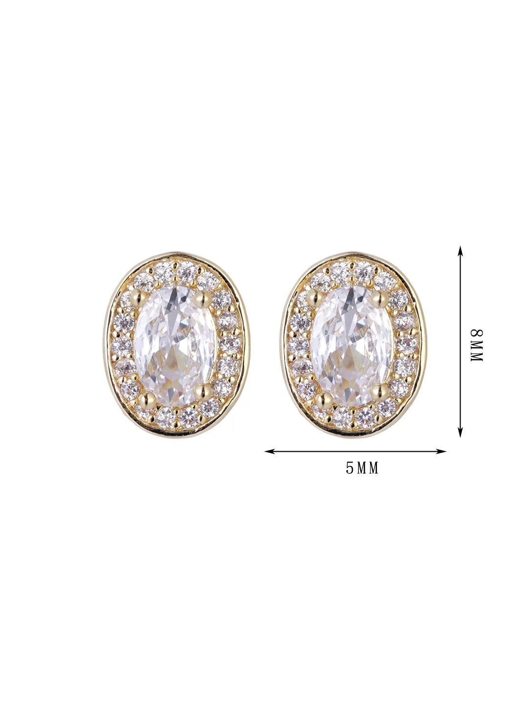 earrings wholesale zircon inlaid with small zircon earrings, simple and popular style - Lyra