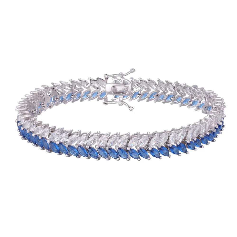 The bracelet is made of three layers of copper plated with gold, garland braid design, purchased wholesale, and is hypoallergenic. - Lyra