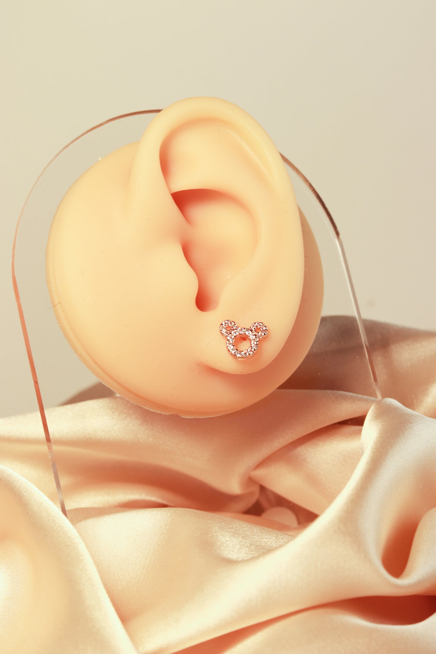 Butterfly, star, cat shape, sparkling zircon earrings - Lyra