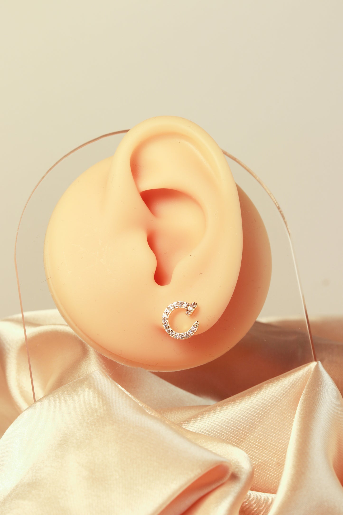 Snowflake hoop, long earrings, inlaid with zircon, fashionable and shining set - Lyra