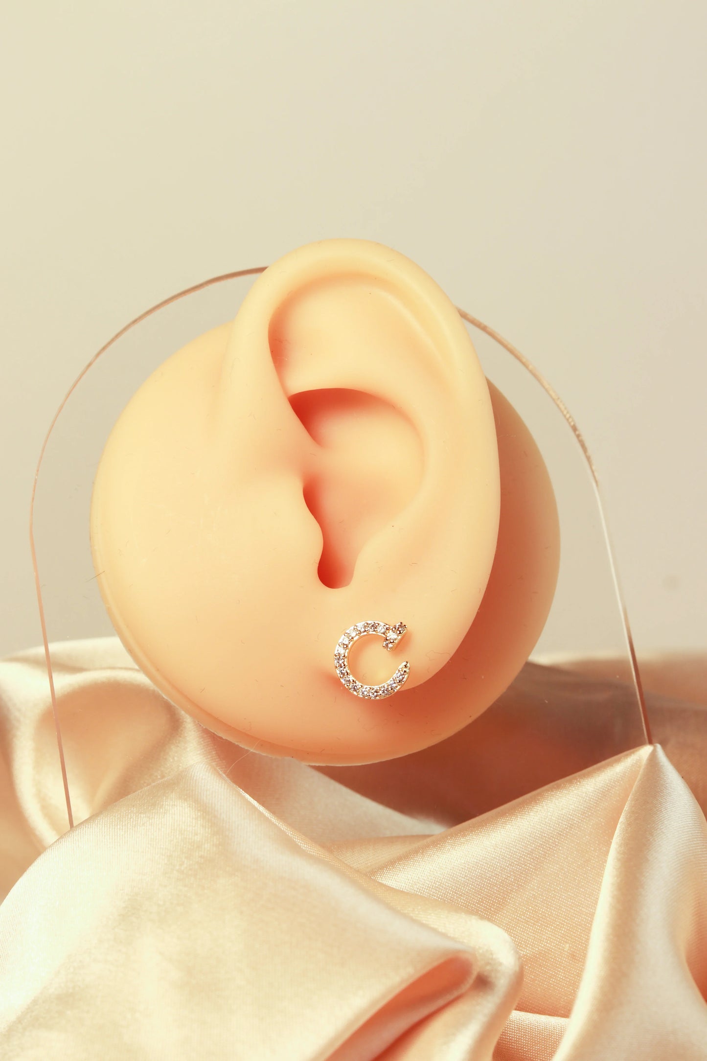 Snowflake hoop, long earrings, inlaid with zircon, fashionable and shining set - Lyra