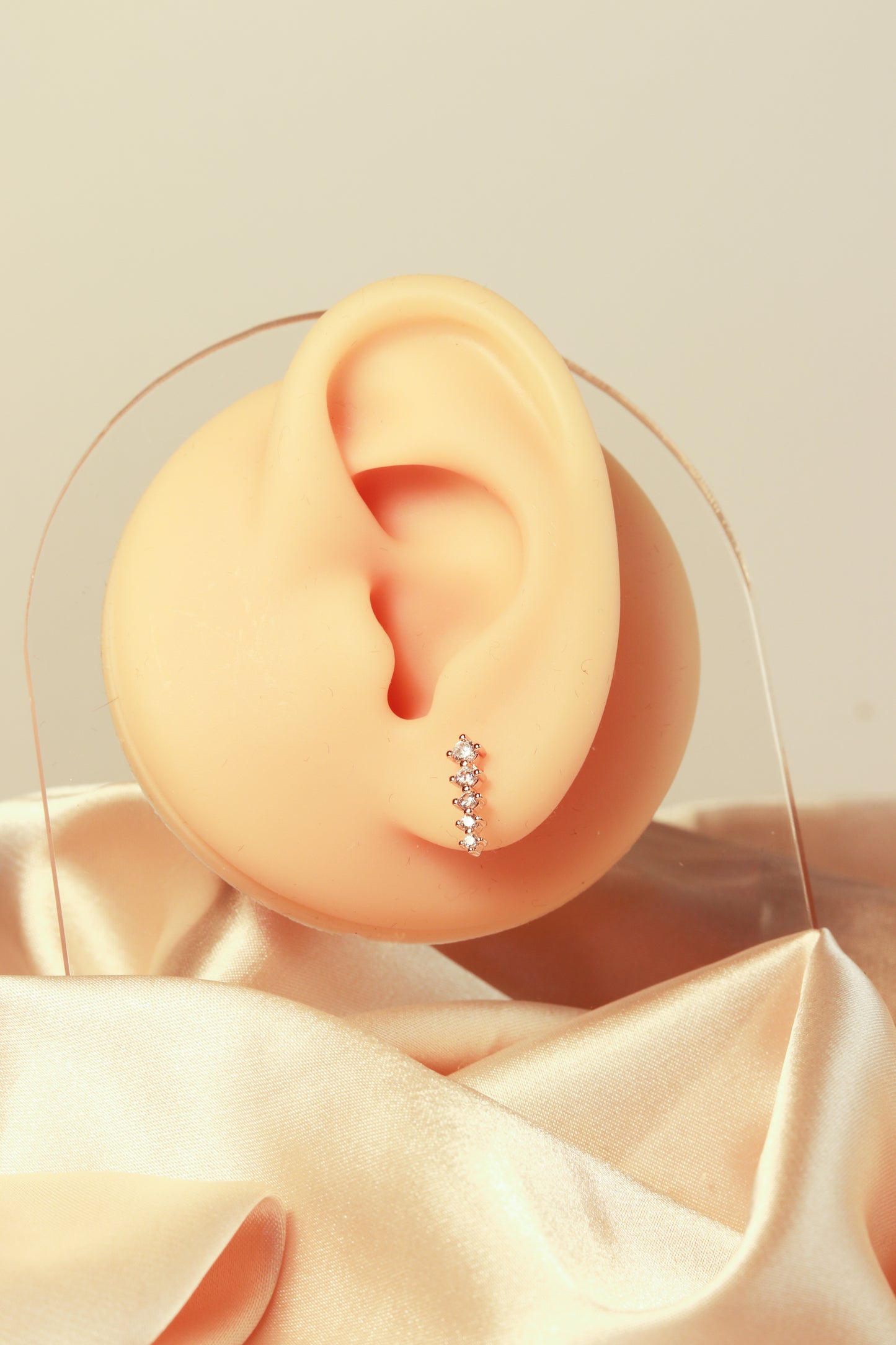 Snowflake hoop, long earrings, inlaid with zircon, fashionable and shining set - Lyra
