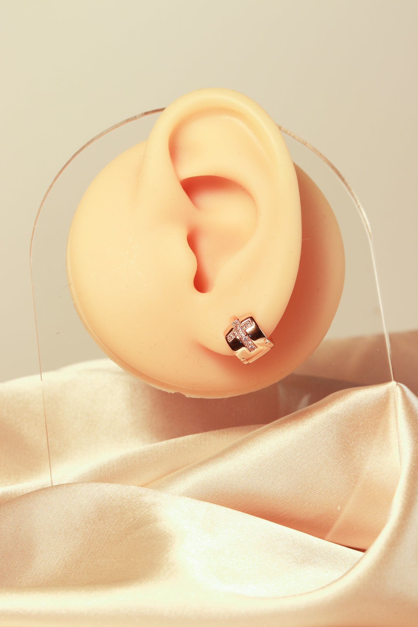 Hoop cross earrings, rice ear pattern earrings, fashion jewelry set 8 - Lyra