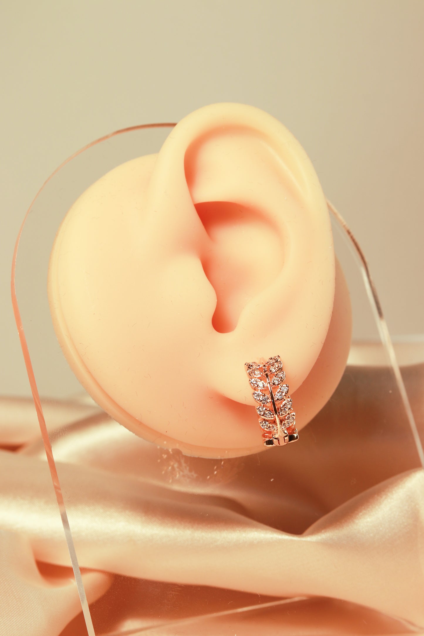 Hoop cross earrings, rice ear pattern earrings, fashion jewelry set 8 - Lyra