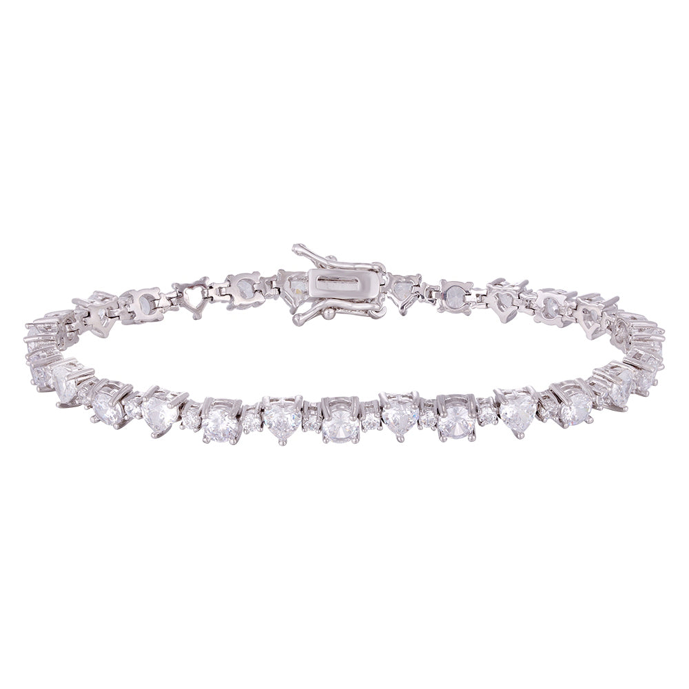 Wholesale 18K gold zircon bracelet, inlaid with blue zircon, adjustable design, original and versatile, women's gift - Lyra