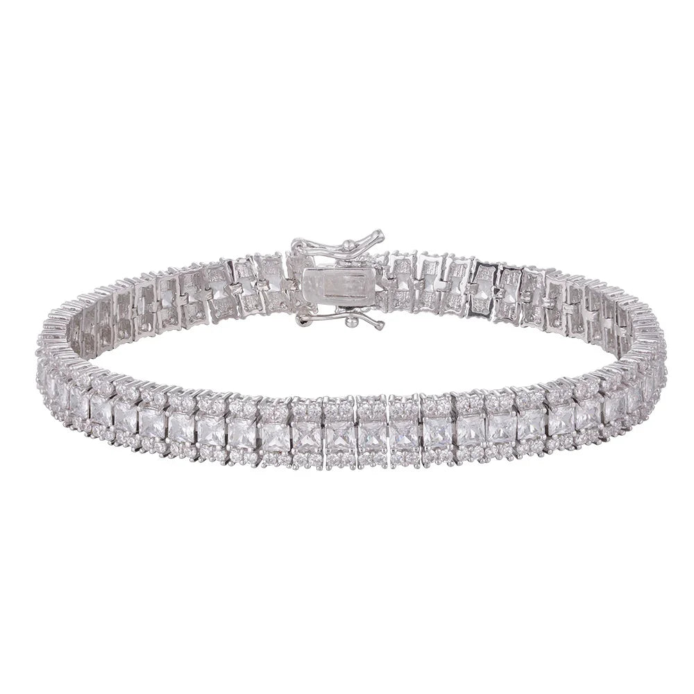 Wholesale 18K gold zircon bracelet, five colors, buckle design unique all-match style, women's gift - Lyra