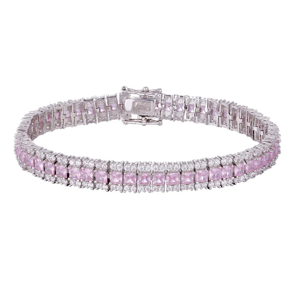Wholesale 18K gold zircon bracelet,buckle design unique all-match style, women's gift - Lyra