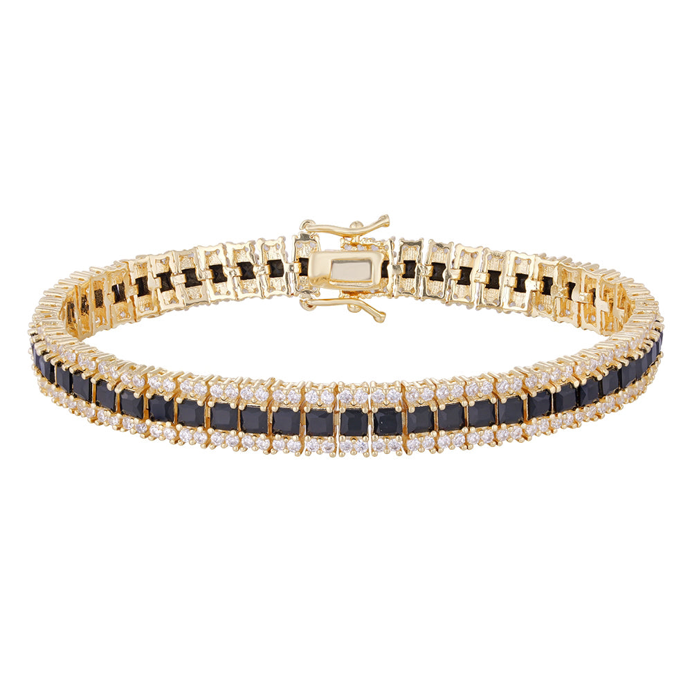 Wholesale 18K gold zircon bracelet, five colors, buckle design unique all-match style, women's gift - Lyra