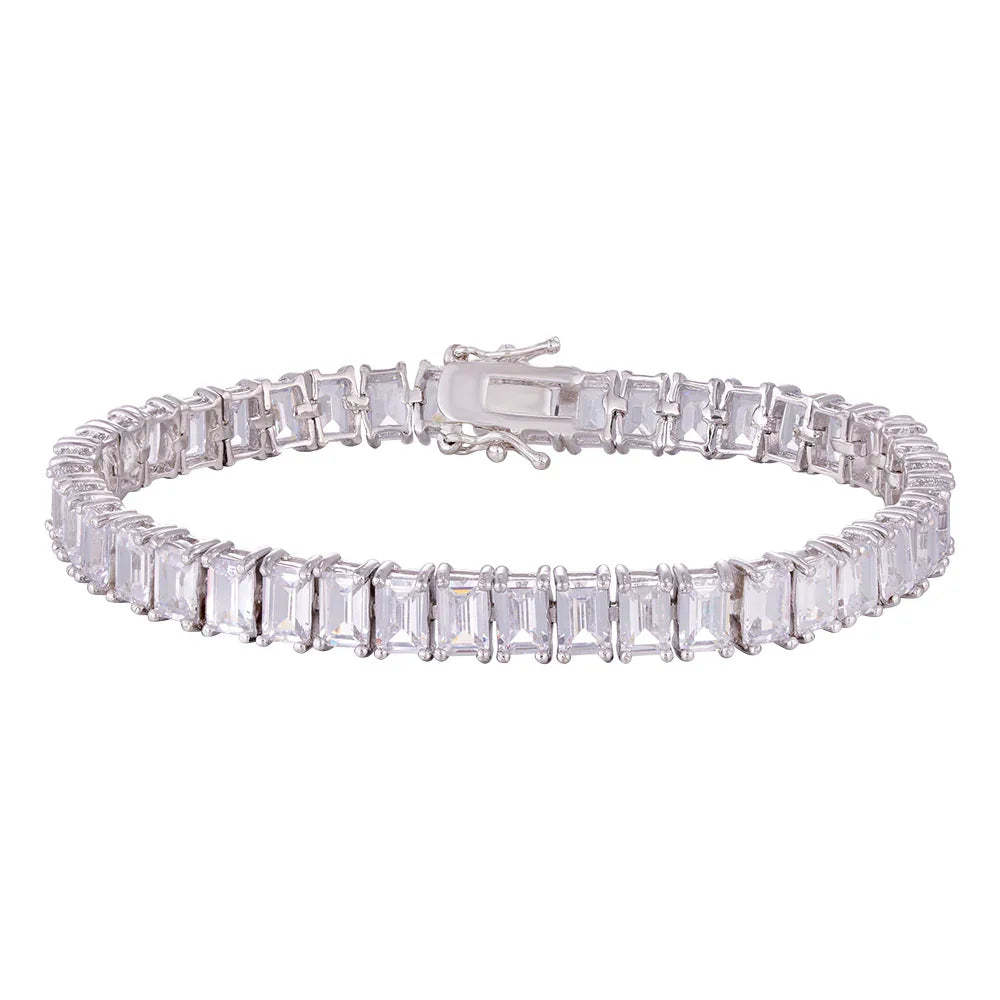 Wholesale copper plated 14k gold lobster clasp bracelet, zircon bracelet, women's gift - Lyra