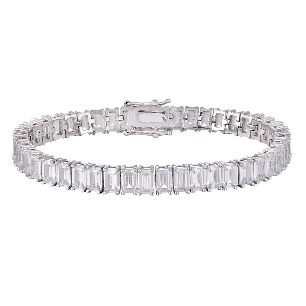 Wholesale copper plated 14k gold lobster clasp bracelet, zircon bracelet - Lyra