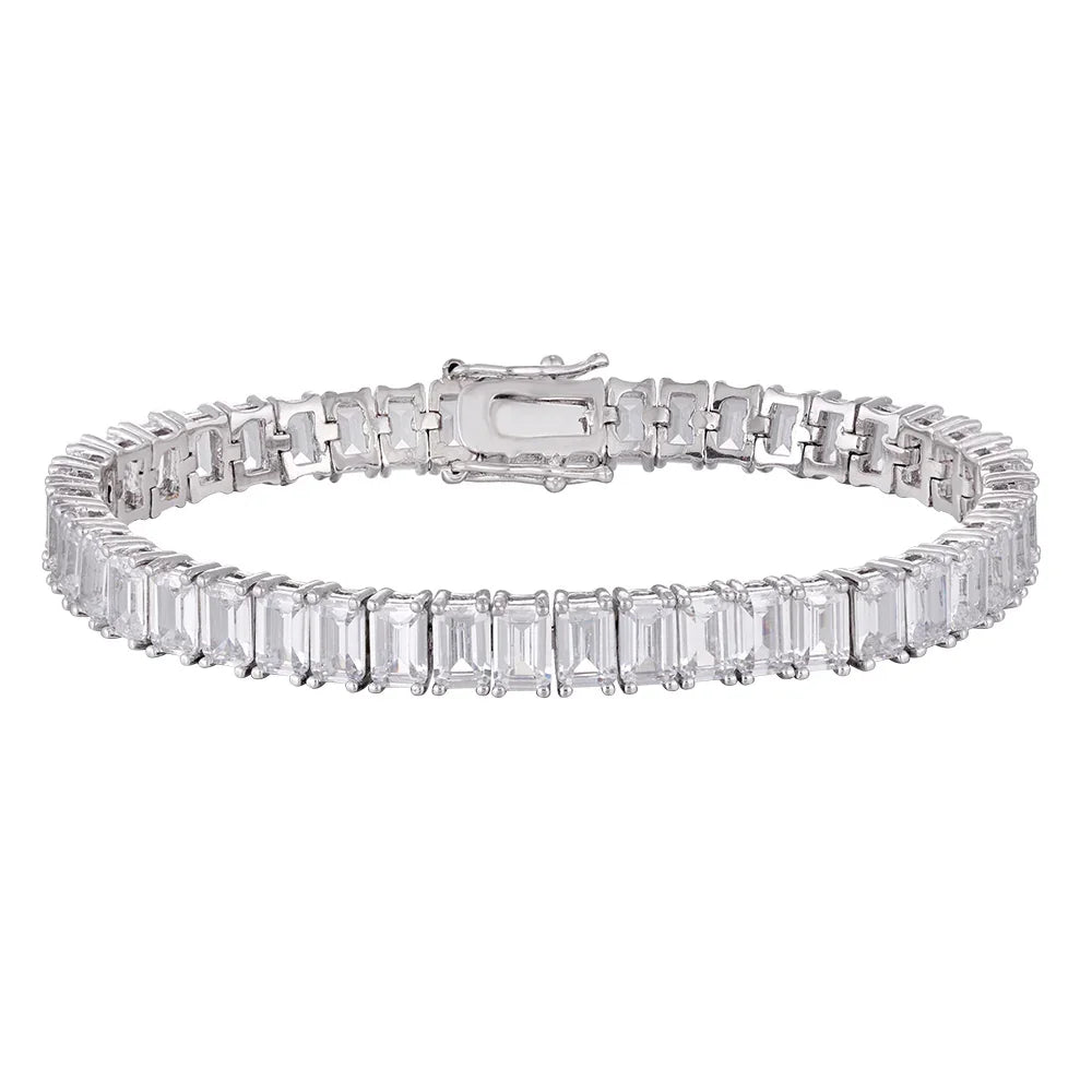 Wholesale copper plated 14k gold lobster clasp bracelet, zircon bracelet - Lyra