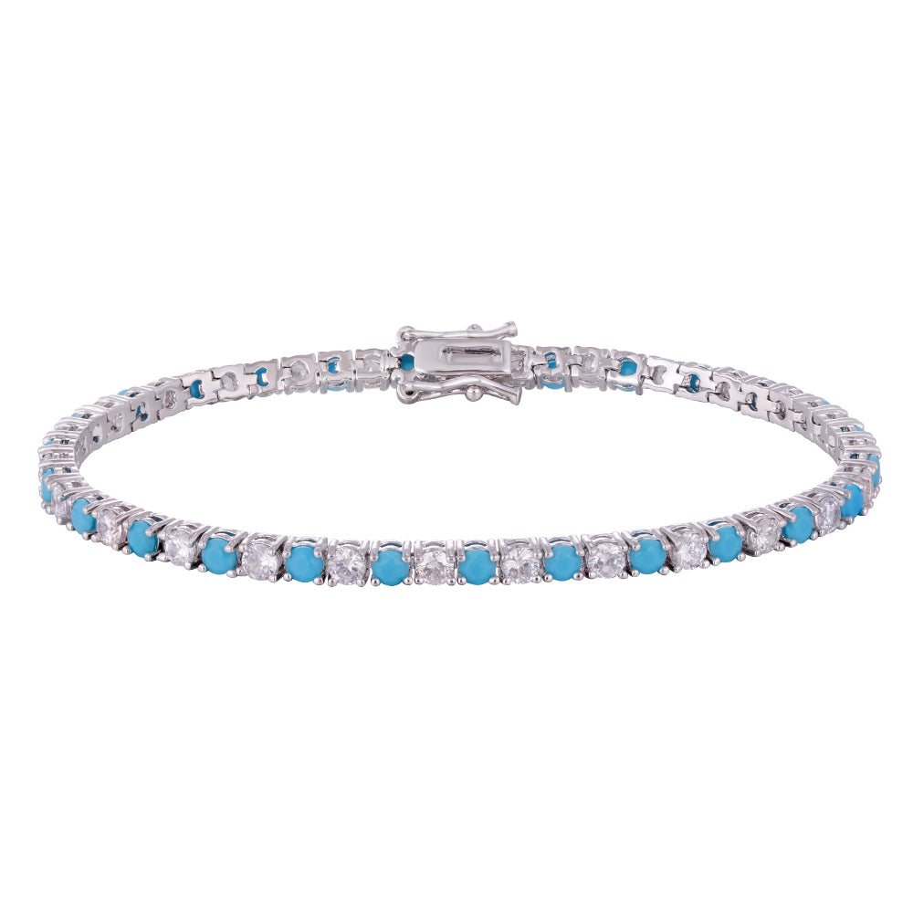 Wholesale 18k zircon bracelet, handmade micro-inlaid, three styles with zircon, big brand replacement, not easy to fade, women's gift - Lyra
