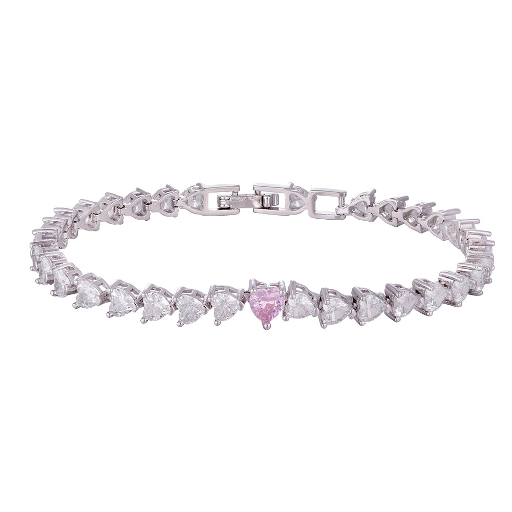 Wholesale 18k zircon bracelet, handmade micro-inlaid, three styles with zircon, big brand replacement, not easy to fade, women's gift - Lyra