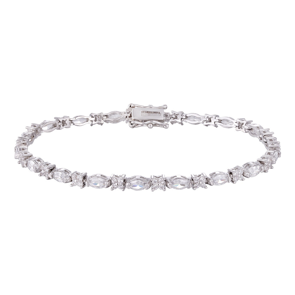 Wholesale low price zircon bracelet, colorful zircon matching, buckle convenient to wear waterproof and sweat-proof, women's gift - Lyra