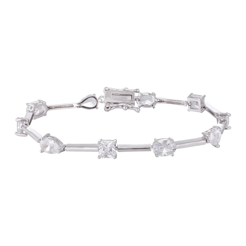 Wholesale low price zircon bracelet, color matching, buckle convenient to wear waterproof and sweat-proof, women's gift - Lyra