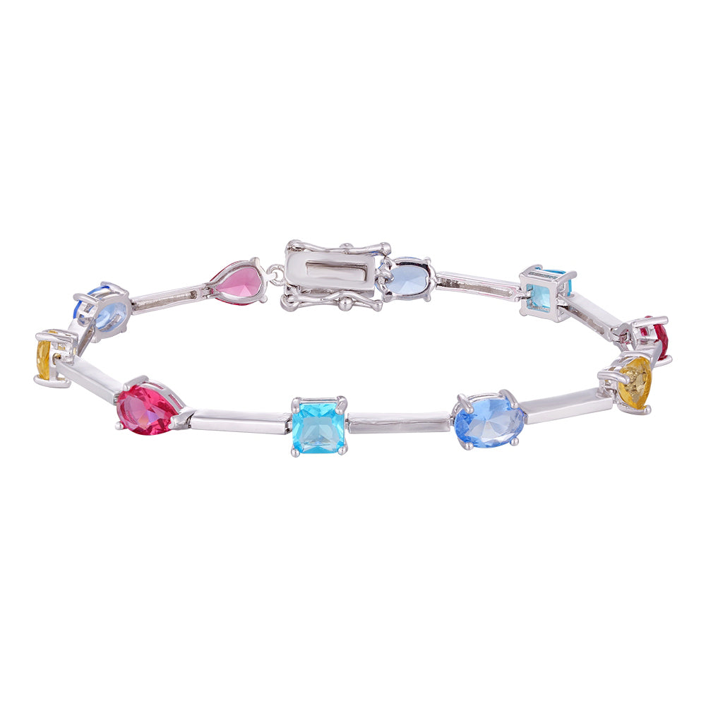 Wholesale low price zircon bracelet, color matching, buckle convenient to wear waterproof and sweat-proof, women's gift - Lyra