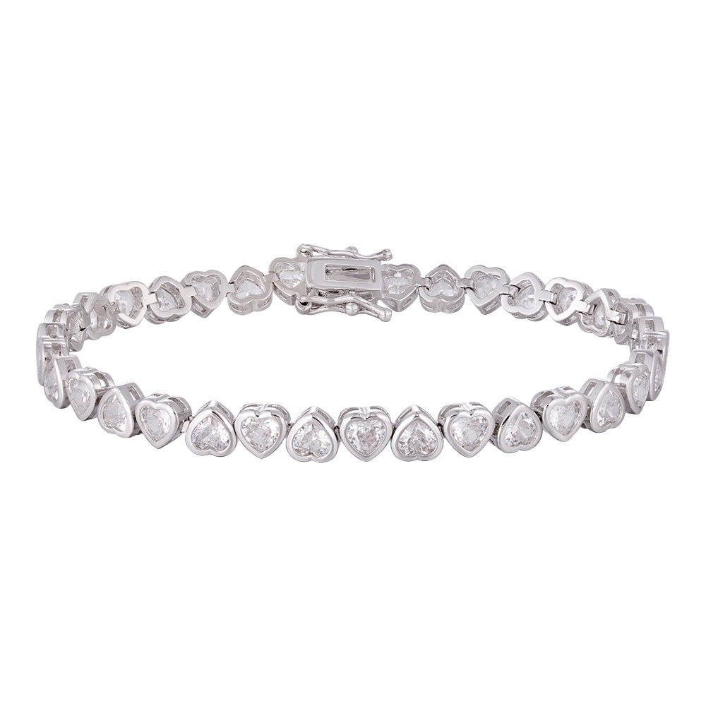 Wholesale bracelet 18k gold micro-inlaid natural zircon, irregular zircon matching, non-allergenic and waterproof, holiday gift - Lyra