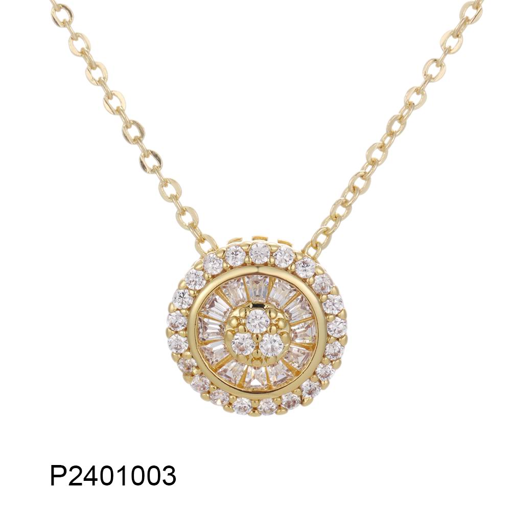 Wholesale copper plated 14k gold inlaid zircon tight necklace, environmentally friendly material, not easy to allergic, waterproof and not fade - Lyra