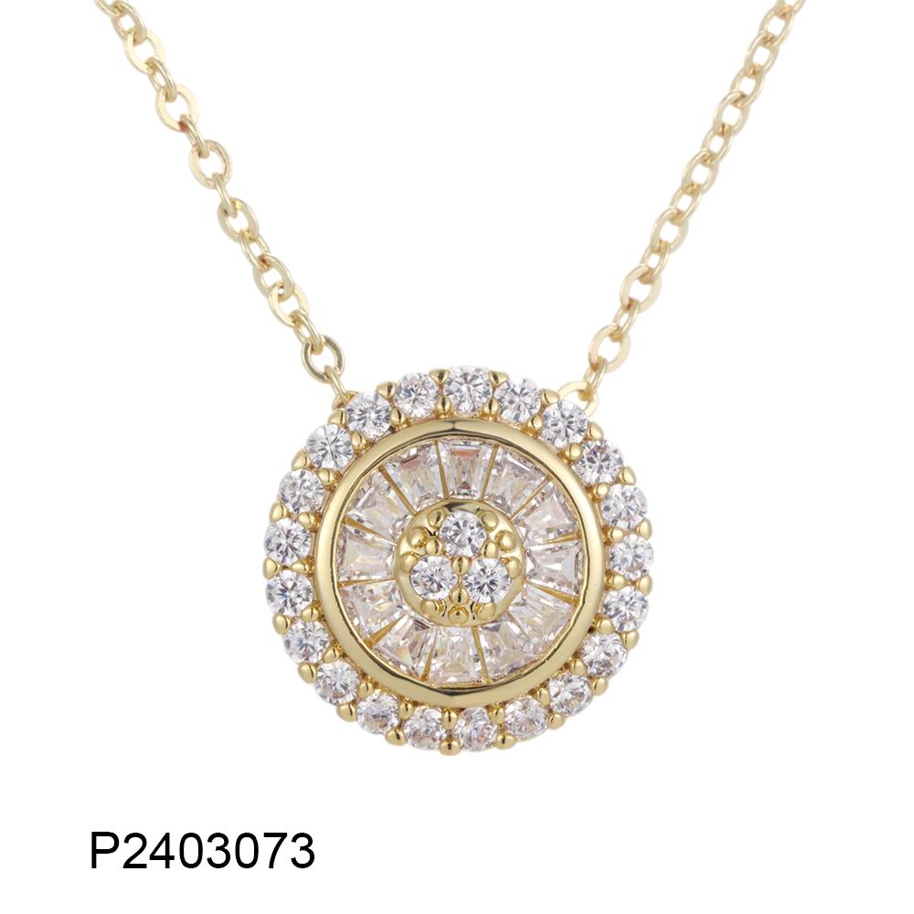 Wholesale copper plated 14k gold inlaid zircon tight necklace, environmentally friendly material, not easy to allergic, waterproof and not fade - Lyra