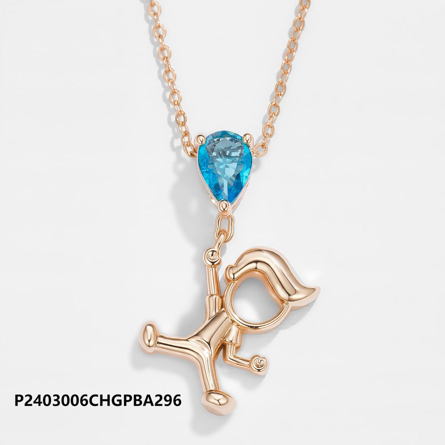 Environmentally friendly brass plated 14k/18k gold zircon necklace, waterproof and non-fading, original