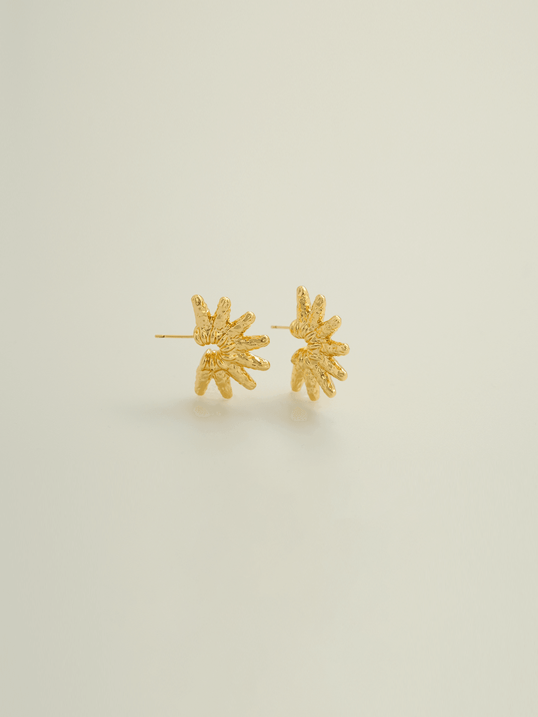 Rose gold irregular geometric earrings, unique style, multiple choices - Lyra