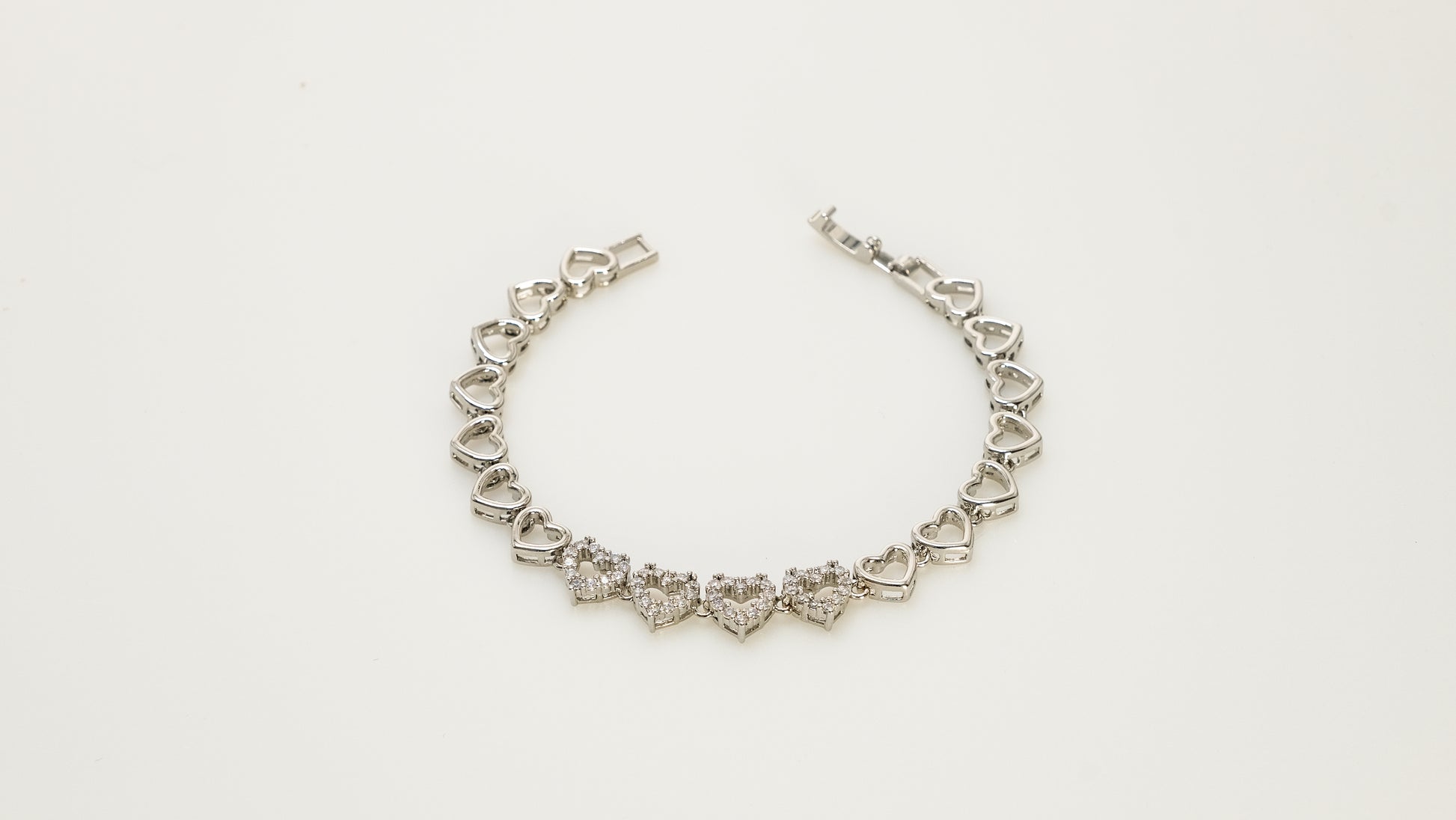 Copper plated 14k gold bracelet wholesale gold, unique design inlaid with irregular zircon pink zircon, a must-have for fashionable gifts - Lyra