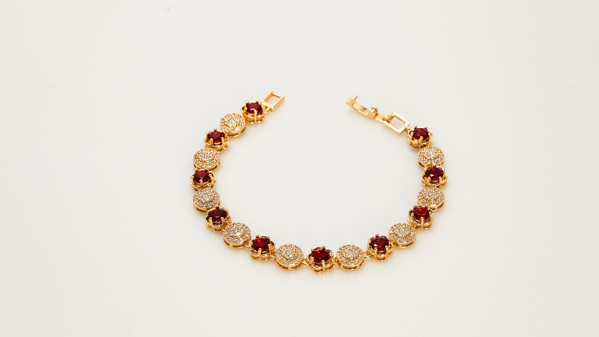 bracelet wholesale, copper plated 14k gold inlaid with irregular geometric zircon, fashionable gifts - Lyra