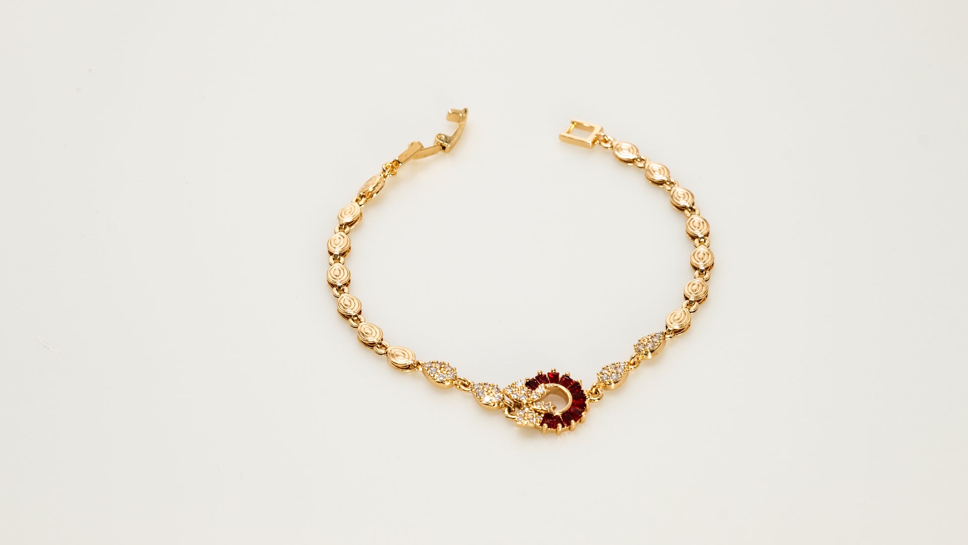 bracelet wholesale, copper plated 14k gold inlaid with irregular geometric zircon, fashionable gifts - Lyra